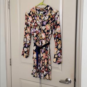 Flowery Zara Shirt Dress